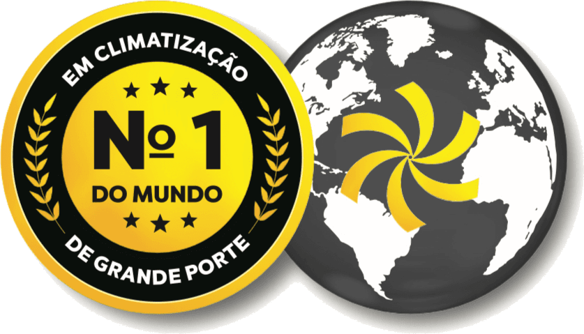 Nº 1 do mundo em climatização de grande porte